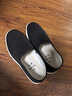 3514老北京布鞋一脚蹬劳保布鞋工作鞋轻便爸爸鞋传统男布鞋 黑色42 实拍图