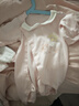全棉时代双面柔感纯棉婴儿连体衣服新生儿男女宝宝四季 粉+花园66码 实拍图