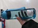 希乐（cille）塑料杯子男女学生儿童杯tritan户外运动便携水杯600ml水绿XL-2217 实拍图