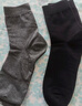 京东京造【100%纯棉10A抗菌】春夏袜子男防臭透气休闲商务中筒袜 黑灰 实拍图