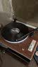 LUAMAR德国品质柏林之声黑胶唱片机复古留声机多功能CD机蓝牙专业音响唱机HiFi动磁唱头低频号角客厅摆件 VP3000二代黑胶机 （随机赠送12寸黑胶碟） 实拍图
