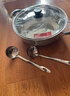 美厨（MAXCOOK）304不锈钢火锅30cm 汤锅电磁炉火锅复底带盖 送一对火锅勺MH-30 实拍图