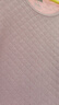 宜而爽【三层加厚100%纯棉】保暖上衣女士全棉秋衣内衣圆领毛衫秋冬 实拍图
