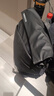 回力斜挎包男士机车磁吸扣胸包2026新款潮流单肩包运动骑行背包 升级黑色大号+钥匙扣 实拍图