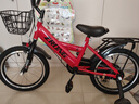 奥仕龙 儿童自行车3-4-5-6-7-8岁小孩单车宝宝脚踏单车男女孩小学生童车 【升级款红】旗舰版+加宽闪光轮 16寸 适合100-120cm 实拍图