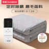 彩虹【高温断电】单人智能定时除螨磨毛电热毯电褥子1.8*1.0米 实拍图