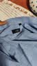 杉杉长袖衬衫男格子休闲衬衣中年商务正装免烫 TCT4297(长袖款) 41  实拍图