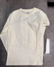 马登工装美式300G重磅纯棉T恤男米白色圆领长袖春打底衫男士卫衣 米白色 【打底衣/春季内搭/衣服男/秋衣男上衣】 L 实拍图
