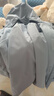 骆驼（CAMEL）三防冲锋衣户外登山服防风防水防污三合一运动外套 AD12263514X，抓绒内胆 雾灰蓝 男 M 实拍图
