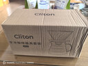 CLITON玻璃手冲咖啡壶带刻度分享壶滴漏式过滤网咖啡滤杯套装1-4人份 实拍图