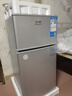 志高（CHIGO）小冰箱迷你小型家用冷藏冷冻两用宿舍出租房用双门办公室电冰箱节能省电 【一级能效】66L银色【全国联保丨节能省电】 实拍图