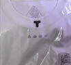 拇指白小T【水光魔术】二代三防短袖T恤春夏新款纯棉经典上衣 墨黑男 2XL 实拍图