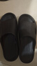 【踩屎感居家拖鞋】浴室男女拖鞋轻便防滑居家凉拖鞋鞋子男 黑色 42-43 实拍图