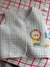 舒贝怡儿童马甲春季婴儿衣服背心男女宝宝坎肩马夹保暖外出上衣蓝66 实拍图