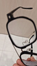 依视路（ESSILOR） 新款商务男镜架时尚镜框女配依视路镜片近视定制眼镜网上配镜 来架加工 镜框+依视路A4防蓝光1.60现片 实拍图