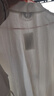 竹一百 浴袍 纯棉吸水家居浴衣简约汗蒸服华夫格男女睡袍 白色 M码 实拍图