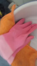 美丽雅家务手套加厚洗碗洗衣厨房清洁乳胶防水防滑耐磨小号2双 实拍图