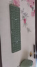 B.O.W航世X30三蓝牙折叠键盘轻薄便携打字静音带数字键口袋随身适用于iPad华为小米平板电脑81键 抹茶绿 实拍图