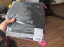 阿蒂亚 牛津布分体式反光雨衣雨裤 L码/件 黑色连帽套装 实拍图