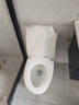 九牧（JOMOO）马桶 家用虹吸式马桶大冲力节水坐便器 防臭瞬冲 易洁抗菌马桶 行业爆款-双旋暴风冲11370-305坑 实拍图