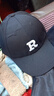 【热巴同款】加大棒球帽帽子男女大头围显脸小春夏字母百搭棒球帽 刺绣款-黑色【1顶】 实拍图