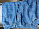 真维斯（Jeanswest）牛仔裤男2026春夏潮流简约直筒裤男休闲牛仔男士长裤蓝色常规32 实拍图