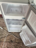 华宝小冰箱小型家用出租房用冷藏冷冻两用一级能效节能省电迷你宿舍寝室办公室二门电冰箱 【一级能效】102L银色【全国联保】 实拍图