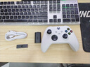 XBOX微软原装Xbox one手柄无线控制器PC电脑ios蓝牙OneS游戏手柄steam xbox手柄 冰雪白+充电套+接收器 实拍图