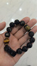 石玥珠宝14mm金眼天然黑曜石手串虎眼石本命年貔貅水晶手链男女士款礼物 实拍图