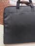 得力（deli）【超级爆款】公文包加厚立体办公手提袋会议包事务包文件包商务拉链袋电脑包男大容量黑色BG666 实拍图