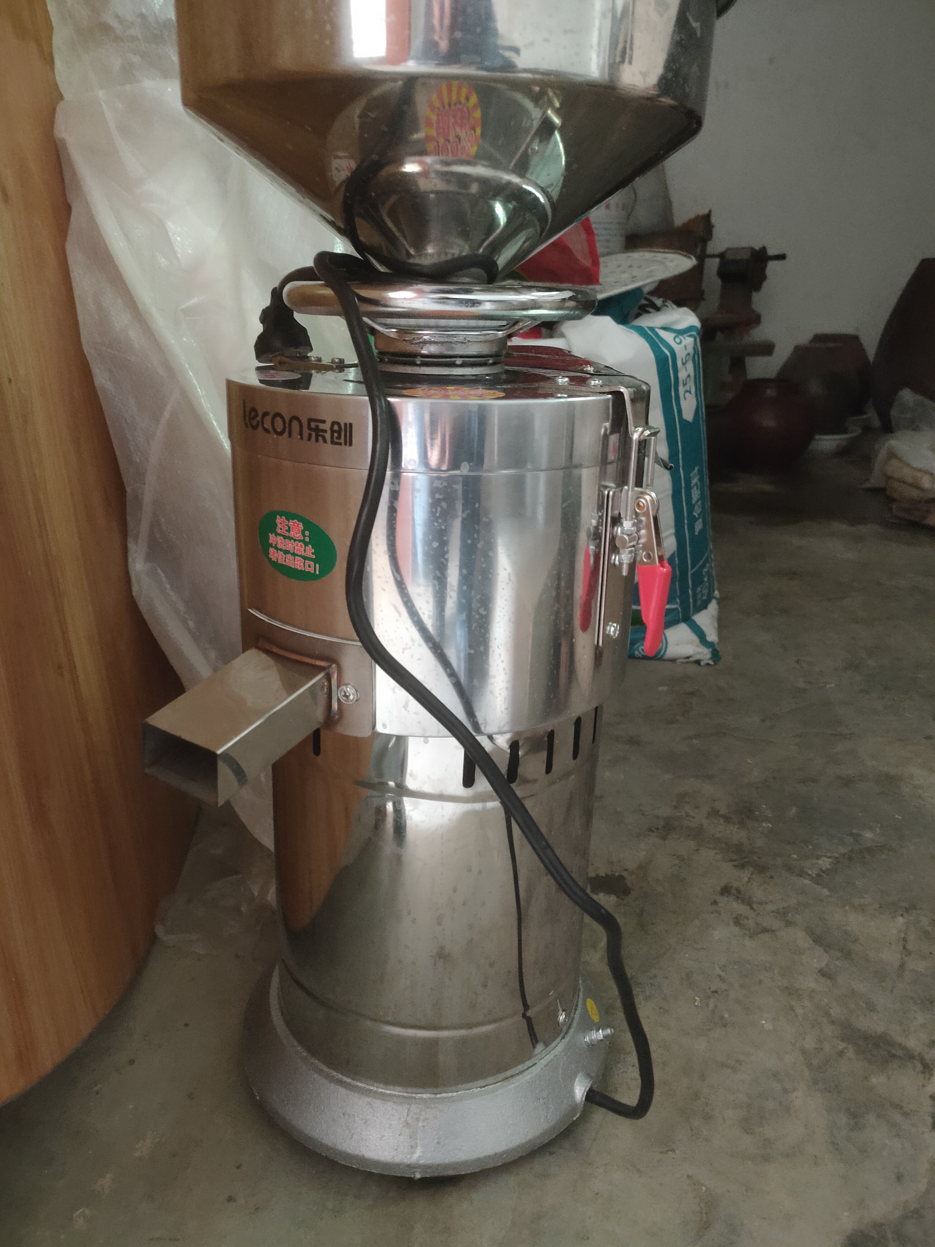 乐创（lecon）豆浆机商用打浆机大容量浆渣分离磨浆机早餐店用全自动现磨豆腐豆花机 LC-DK-100BZ 实拍图