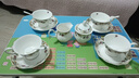 品来运 欧式茶具套装陶瓷下午茶咖啡具家用骨瓷咖啡杯套装英式红茶杯 A-富士山15头标准版 实拍图