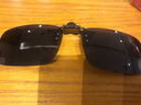 百飒近视偏光太阳镜近视墨镜夹片男女士情侣太阳镜夹片司机驾驶夜视镜 经典黑灰-日用 大号 实拍图