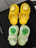 牧童儿童拖鞋夏男宝宝洞洞鞋软底女童卡通洗澡婴幼儿家居鞋奶狮黄160 实拍图