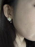 DAISY DREAM999银针山茶花耳钉女气质高级感花朵耳环国风适合春夏的时尚耳饰 999银针山茶花耳钉 实拍图
