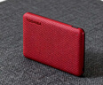 东芝（TOSHIBA）1TB 移动硬盘机械 V10系列 USB 3.2 Gen 1 2.5英寸 酒红 兼容Mac 高速传输 密码保护 轻松备份 实拍图