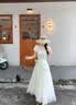 亿梵莎（YIFANSHA）法式新品连衣裙夏季2026年设计感假两件甜美仙女裙修身显瘦中长裙 图片色 均码 【可备注码数】 实拍图