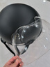 戈凡3C认证成人男士电动车头盔儿童骑行安全帽四季通用电瓶摩托车冬季 318雅黑3C款 实拍图