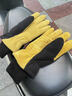 OZERO奥哲鹿皮保暖手套男骑行滑雪加绒零下40度严寒防风耐磨加厚女手套 加绒加厚零下40度【黄色8008】 M 实拍图