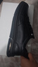 百丽男鞋牛皮小白鞋夏季厚底一脚蹬休闲鞋运动板鞋A1920AM5 黑色 41 实拍图