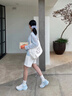 安踏（ANTA）叶子5丨女鞋运动鞋子女款春夏季轻便体考跑步鞋网面透气休闲鞋女 象牙白 （叶子5小红书爆款） 37.5 实拍图