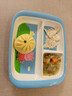 五和（WUHE）儿童餐盘分格仿陶瓷奥特曼宝宝餐盘儿童餐具密胺防烫耐摔餐盘 蓝小猪佩奇餐盘赠勺子 实拍图