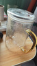 雅集玻璃杯筑铭杯茶杯泡茶杯带过滤木盖喝水杯子玻璃杯男士办公杯 实拍图