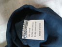【京东直采】205g纯棉 圆领短袖t恤男 打底内搭服饰5折 藏青（短袖） 3XL （155-170斤） 实拍图