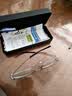 SooGree防蓝光近视眼镜半框男士眼睛钛金属变色光学镜架散光眉线可配度数 实拍图