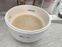 小熊（Bear）电煮锅 小电锅 长手柄电锅小型1-2人 多功能锅辅食锅 学生宿舍泡面不粘锅珐琅锅Q16H1 1.6L配蒸笼 实拍图