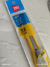 得力（deli）小号带金属护套办公美工刀/裁纸刀 办公用品 黄色2052 实拍图