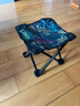 爆品椅子板凳小椅子户外钓椅马扎钓鱼便捷多功能超轻四角凳子马扎 户外小马扎-枫叶蓝色 实拍图
