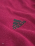 adidas情侣款休闲抓绒圆领长袖卫衣套头衫男女秋季阿迪达斯轻运动   红色/黑色   L 实拍图