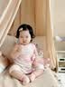 巴拉巴拉童装儿童宝宝连体衣新生婴儿爬服短袖2026新夏季薄款衣服婴儿纯棉 红色调00366   底裆开口设计 90cm 实拍图